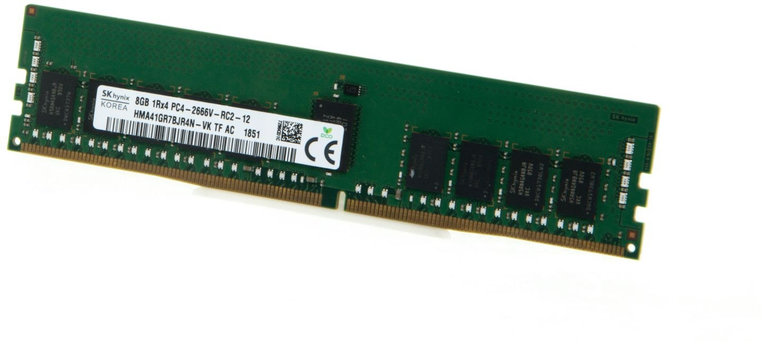 Image of Sk Hynix 2666 MHZ DDR4 8 GB (Dual Channel) PC, Server (Hynix 2666Mhz DDR4 8GB RAM) (Green)