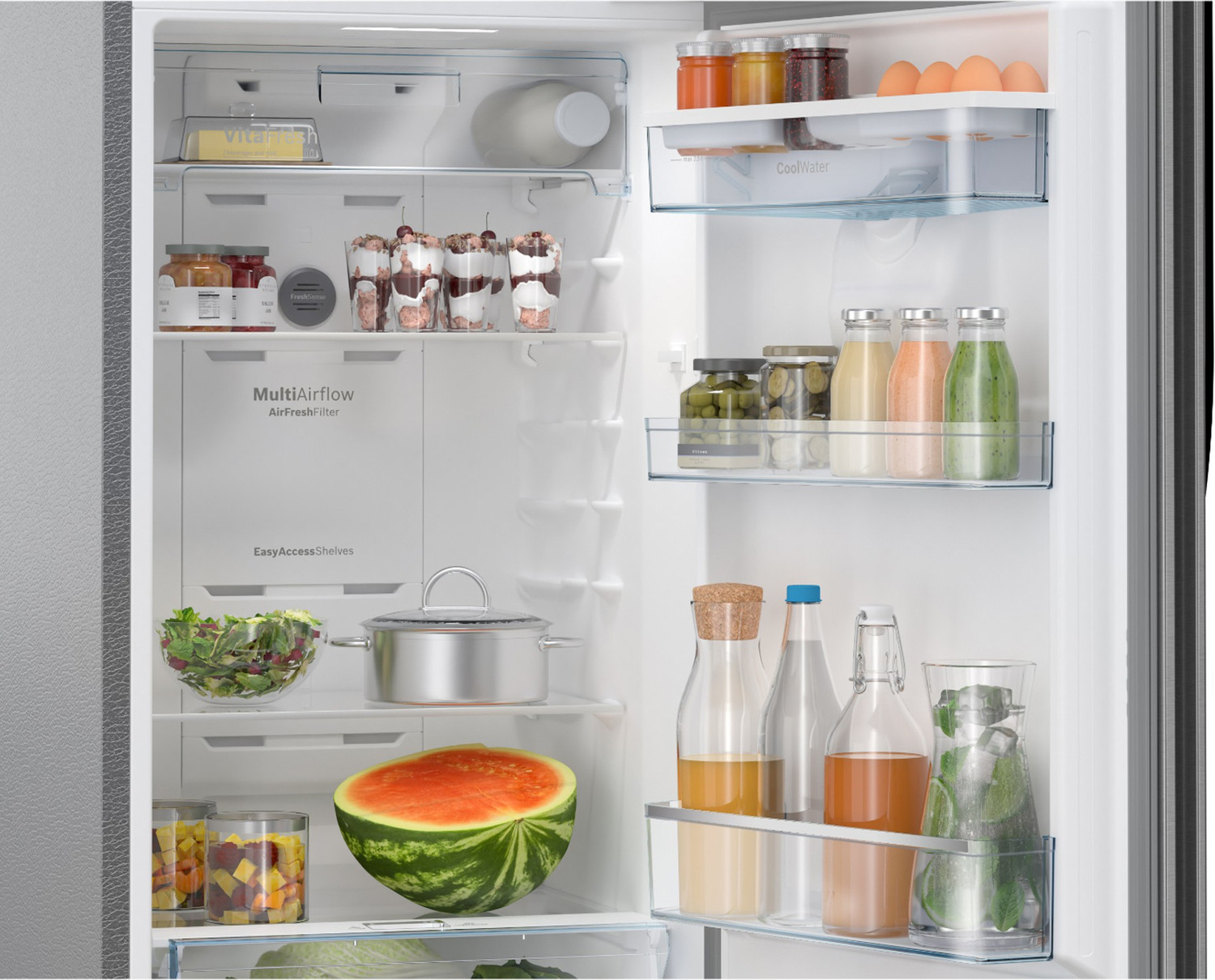 Image of BOSCH 290 L Frost Free Double Door 4 Star Convertible Refrigerator