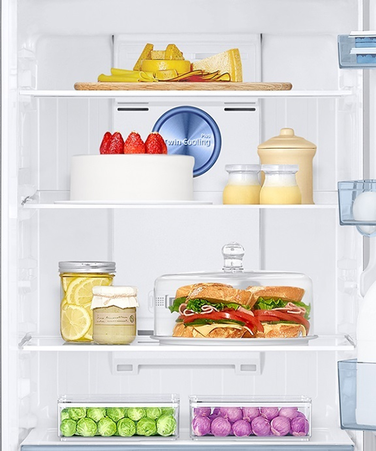 Image of Samsung 322 L Frost Free Double Door 2 Star Convertible Refrigerator with Digital Inverter, Convertible 5-in-1 and Display