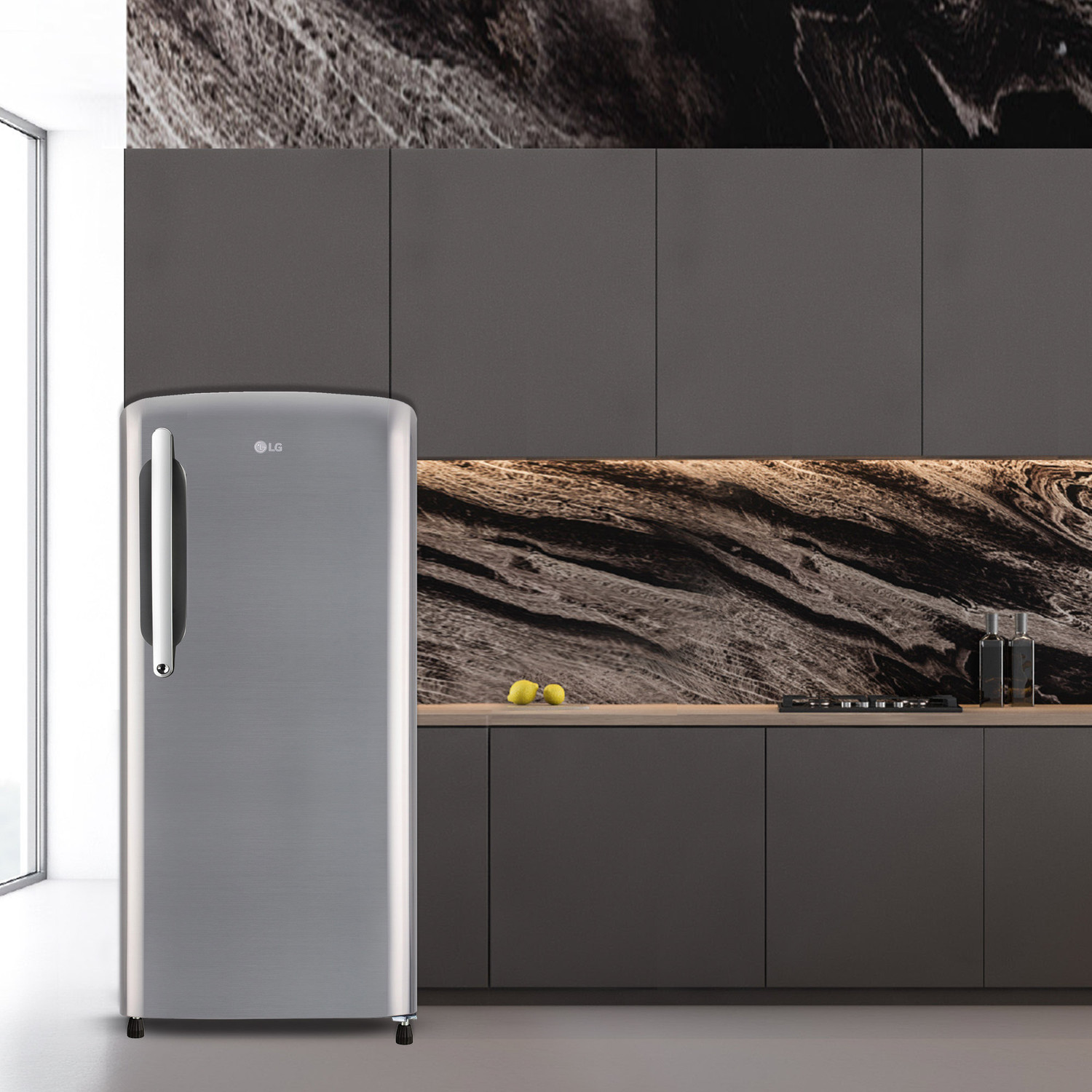Image of LG 201 L Direct Cool Single Door 3 Star Refrigerator with Fast Ice Making