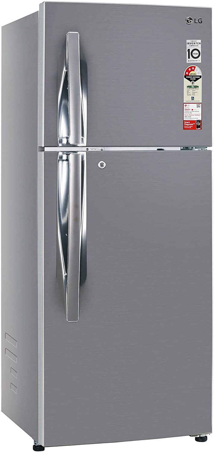 Image of LG 242 L Frost Free Double Door 3 Star Refrigerator with DoorCooling+ & Smart Inverter Compressor