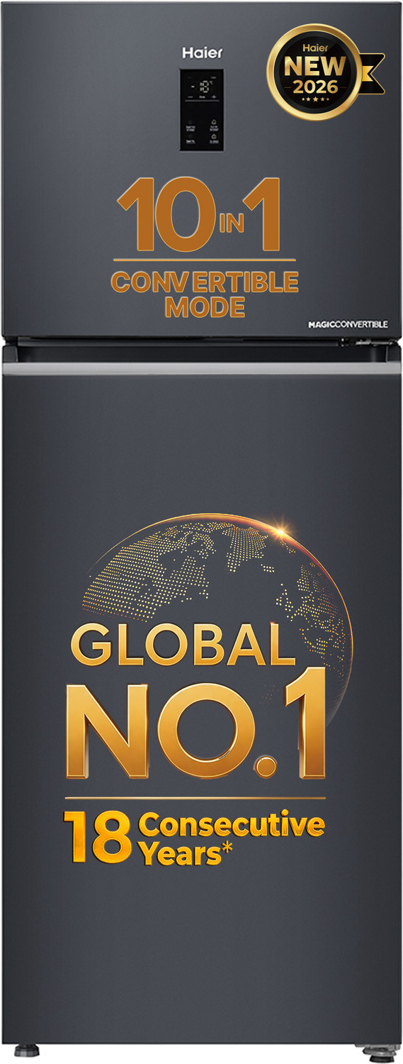 Image of realme TechLife 236 L Frost Free Double Door 2 Star Refrigerator (GlitGrey, 256JF2RM23)