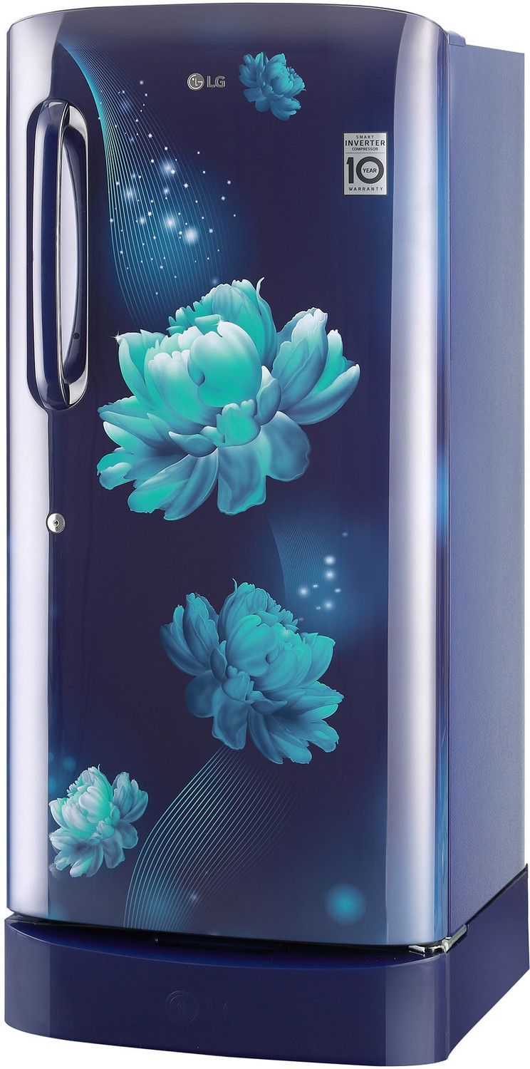 Image of LG 190 L Direct Cool Single Door 5 Star Refrigerator with Base Drawer with Smart Inverter Compressor