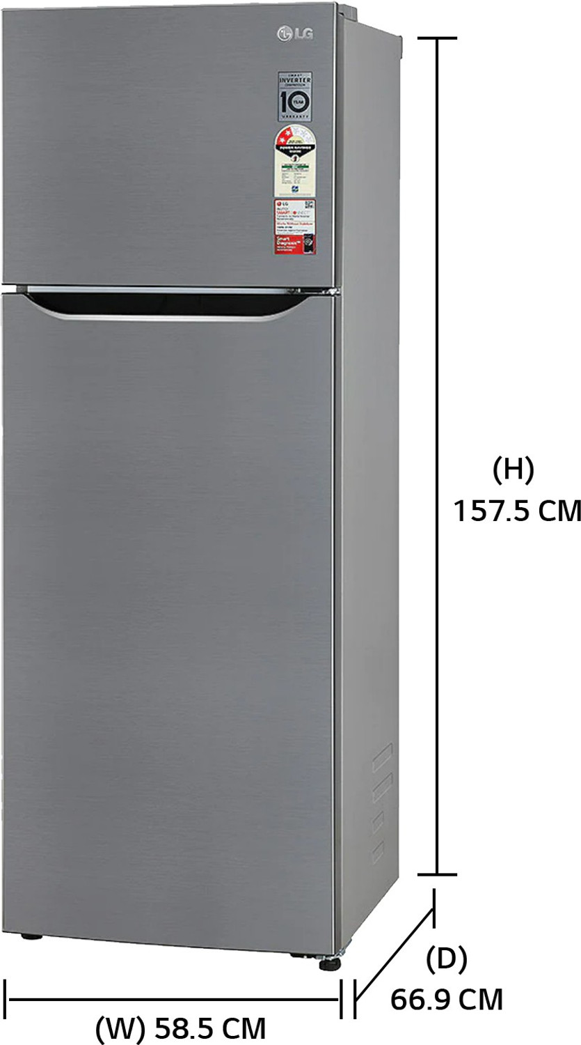 Image of LG 272 L Frost Free Double Door 2 Star Convertible Refrigerator
