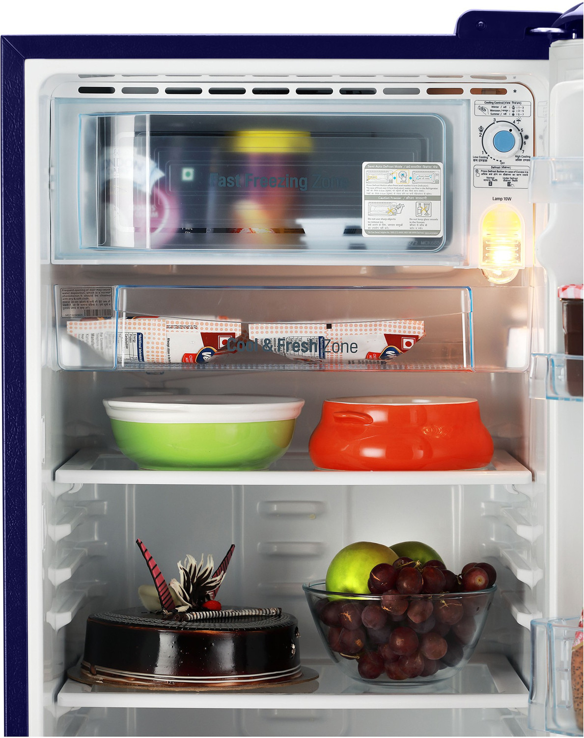 Image of LG 190 L Direct Cool Single Door 5 Star Refrigerator with Base Drawer with Smart Inverter Compressor