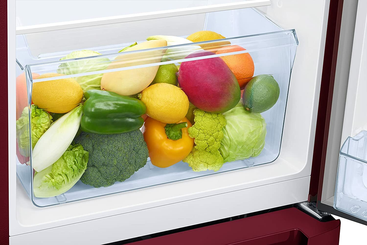 Image of Samsung 189 L Direct Cool Single Door 5 Star Refrigerator with Base Drawer with Digi-Touch Cool Digital Inverter with Display