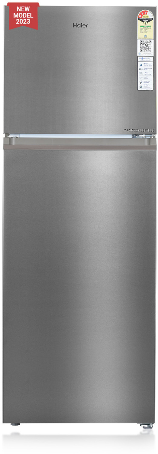 Image of Haier 358 L Frost Free Double Door 3 Star Convertible Refrigerator with Convertible 14-in-1,1 hour Icing