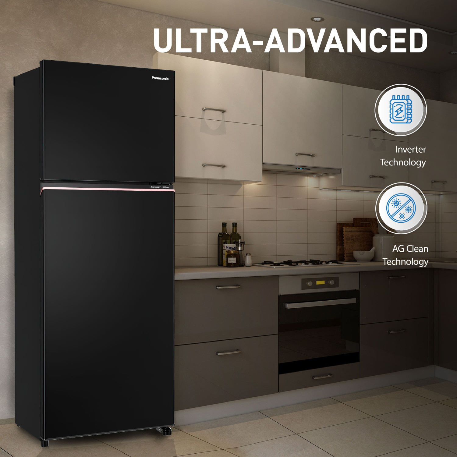 Image of Panasonic 275 L Frost Free Double Door 3 Star Convertible Refrigerator