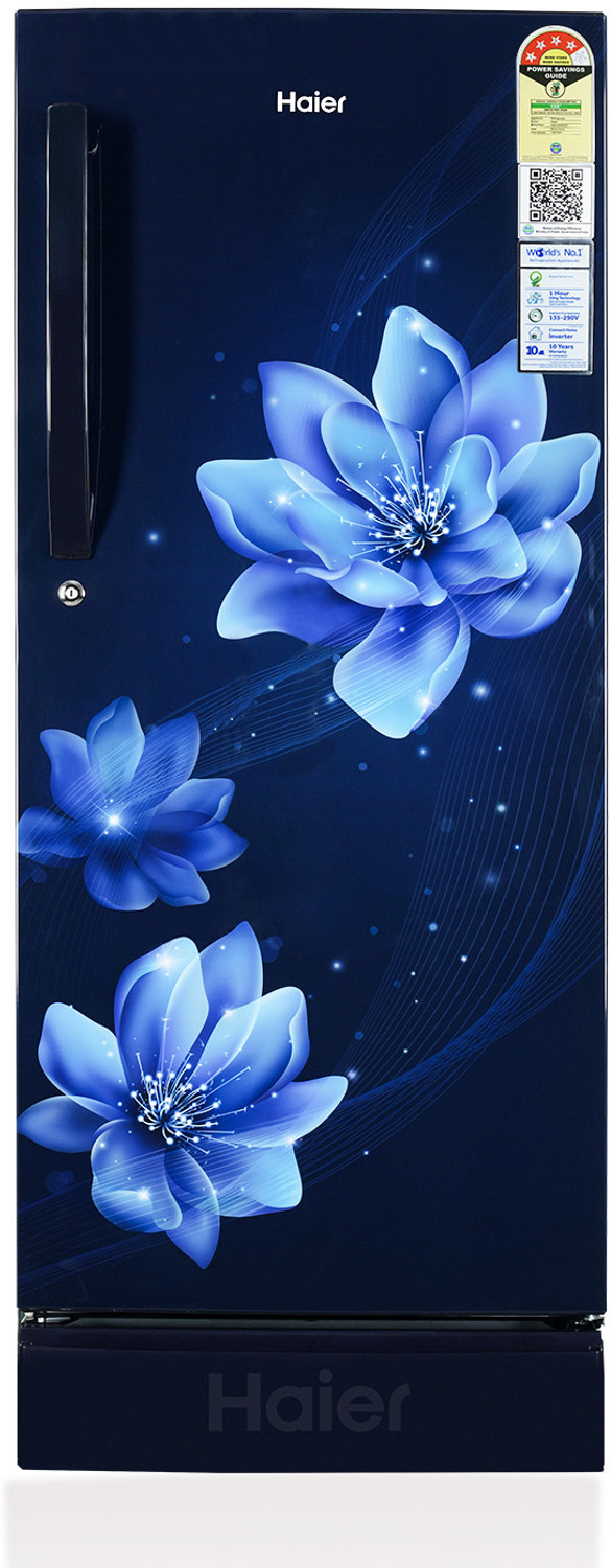 Image of Haier 190 L Direct Cool Double Door 4 Star Refrigerator with Base Drawer with Large Storage Space1 Hour Icing Technology