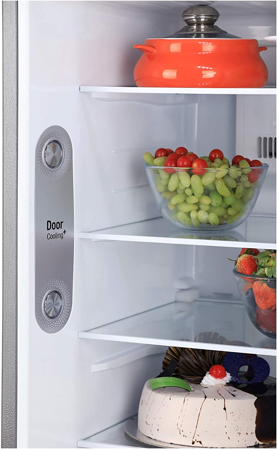 Image of LG 242 L Frost Free Double Door 3 Star Refrigerator with DoorCooling+ & Smart Inverter Compressor