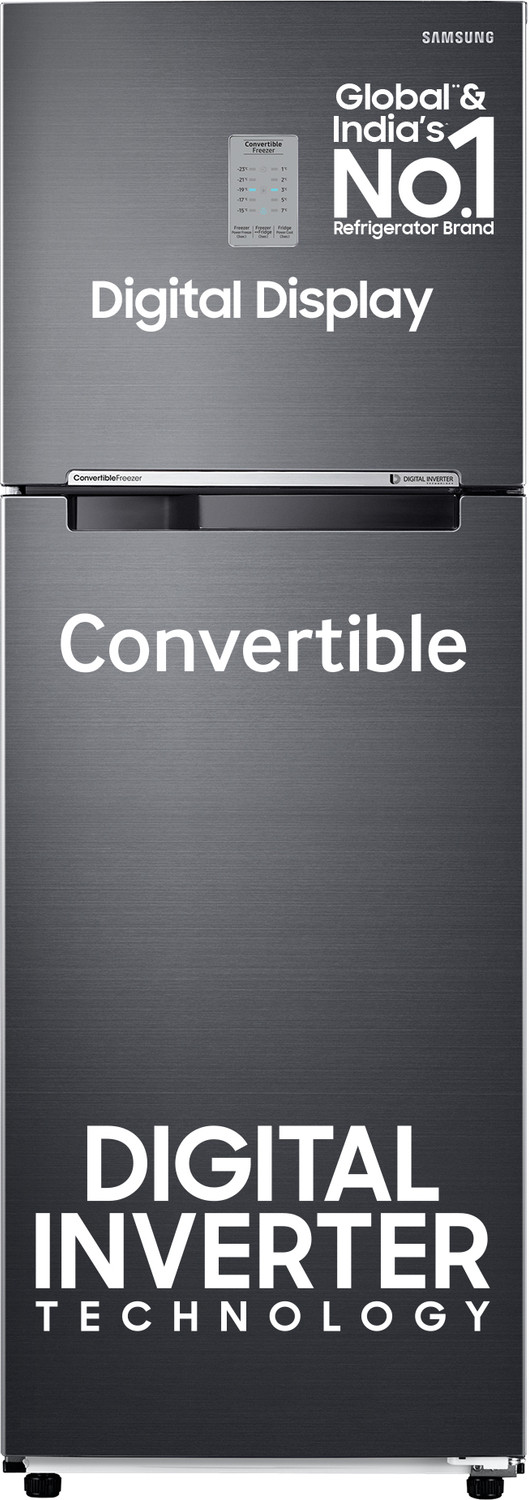 SAMSUNG 256 L Frost Free Double Door 3 Star Convertible Refrigerator