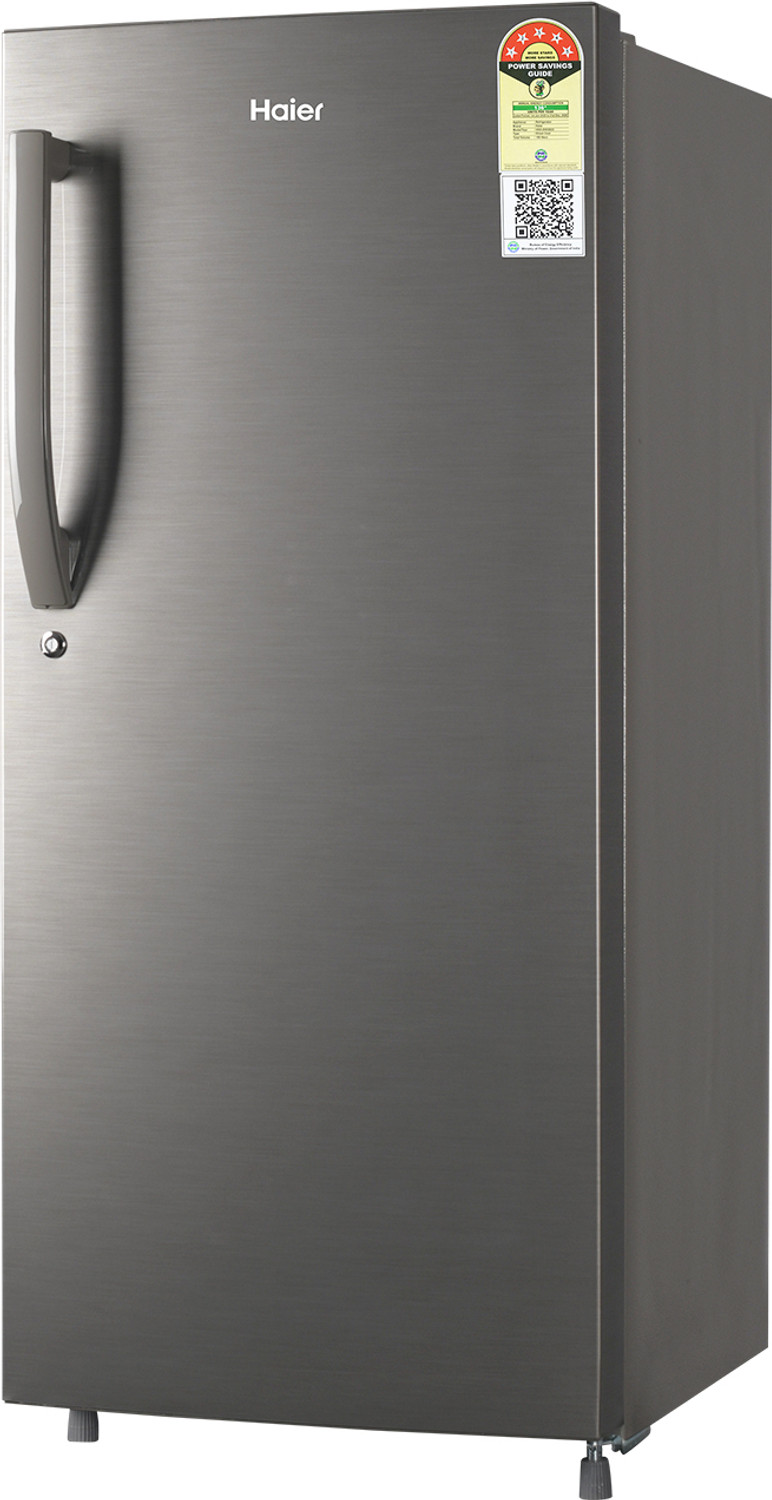 Image of Haier 190 L Direct Cool Double Door 5 Star Refrigerator with Toughned Glass ShelfLarge Vegetable Box