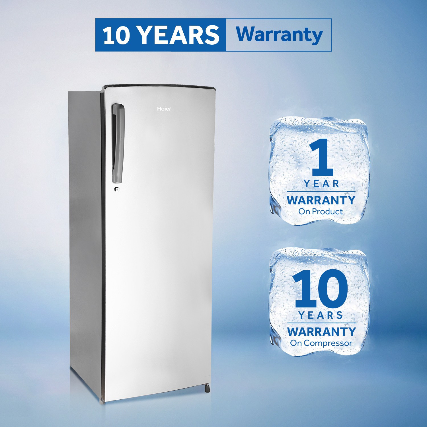 Image of Haier 262 L Direct Cool Single Door 3 Star Refrigerator