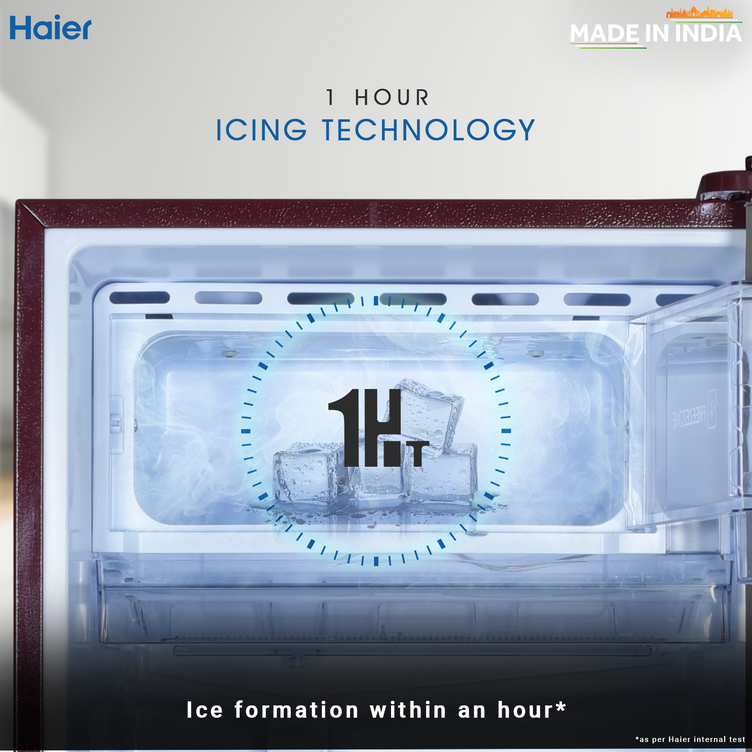 Image of Haier 190 L Direct Cool Single Door 3 Star Refrigerator with Base Drawer
