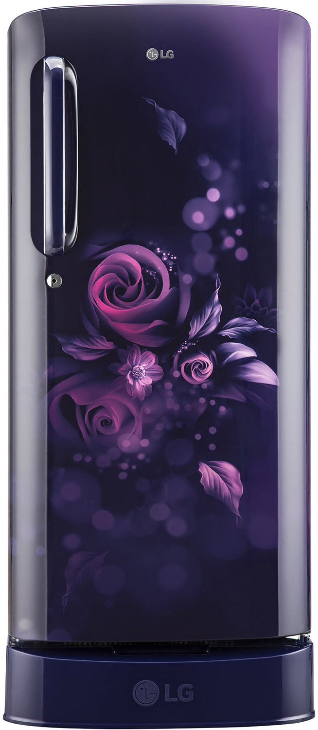 Image of LG 185 L Direct Cool Single Door 5 Star Refrigerator with Base Drawer with Smart Inverter Compressor, Smart Connect, Fast Ice Making