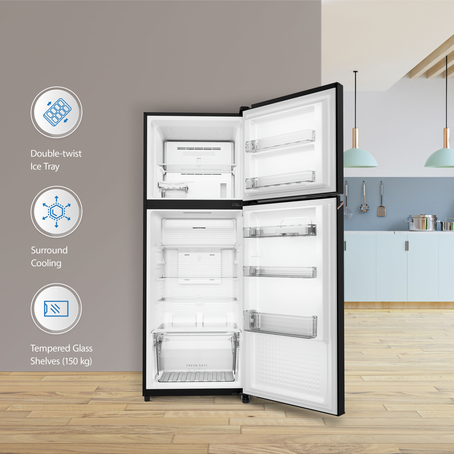 Image of Panasonic 275 L Frost Free Double Door 3 Star Convertible Refrigerator