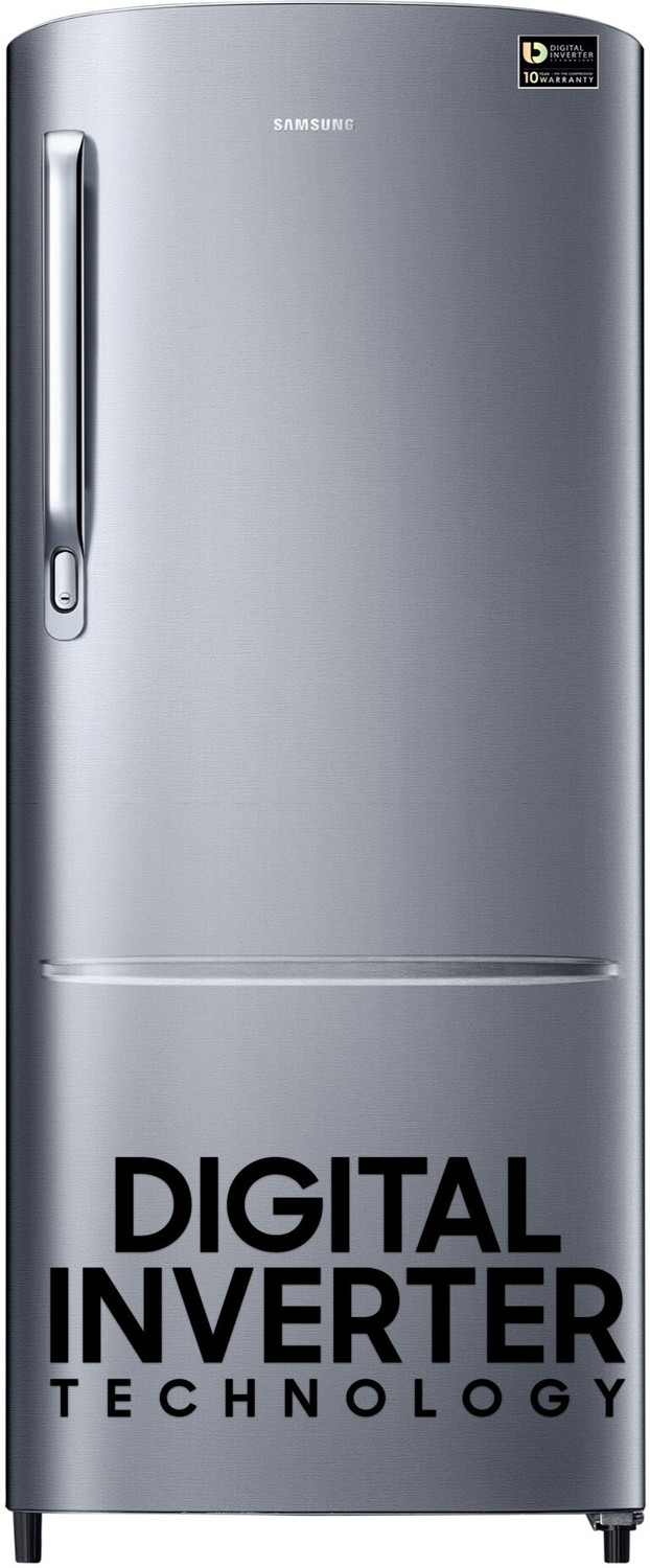 SAMSUNG 183 L Direct Cool Single Door 3 Star Refrigerator  with Digital Inverter