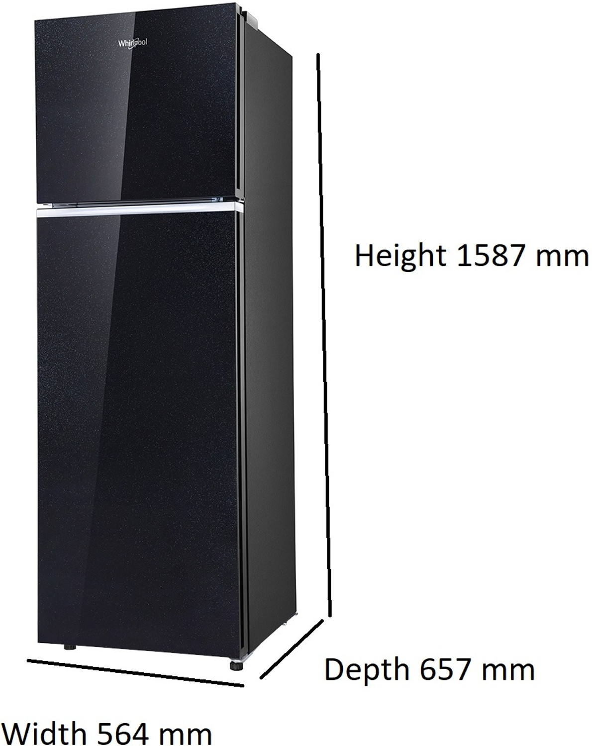 Image of Whirlpool 231 L Frost Free Double Door 2 Star Refrigerator