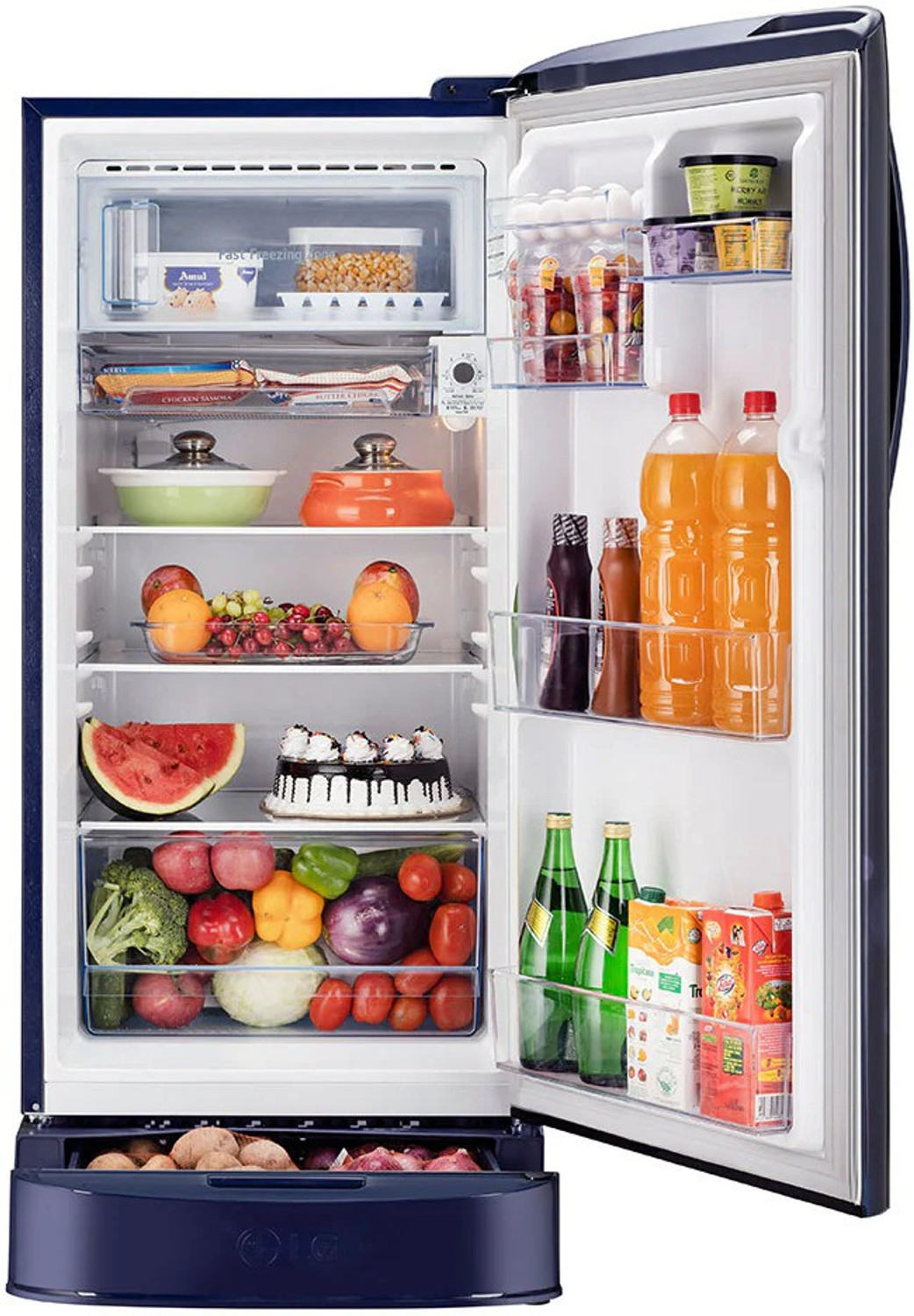 Image of LG 201 L Direct Cool Single Door 5 Star Refrigerator