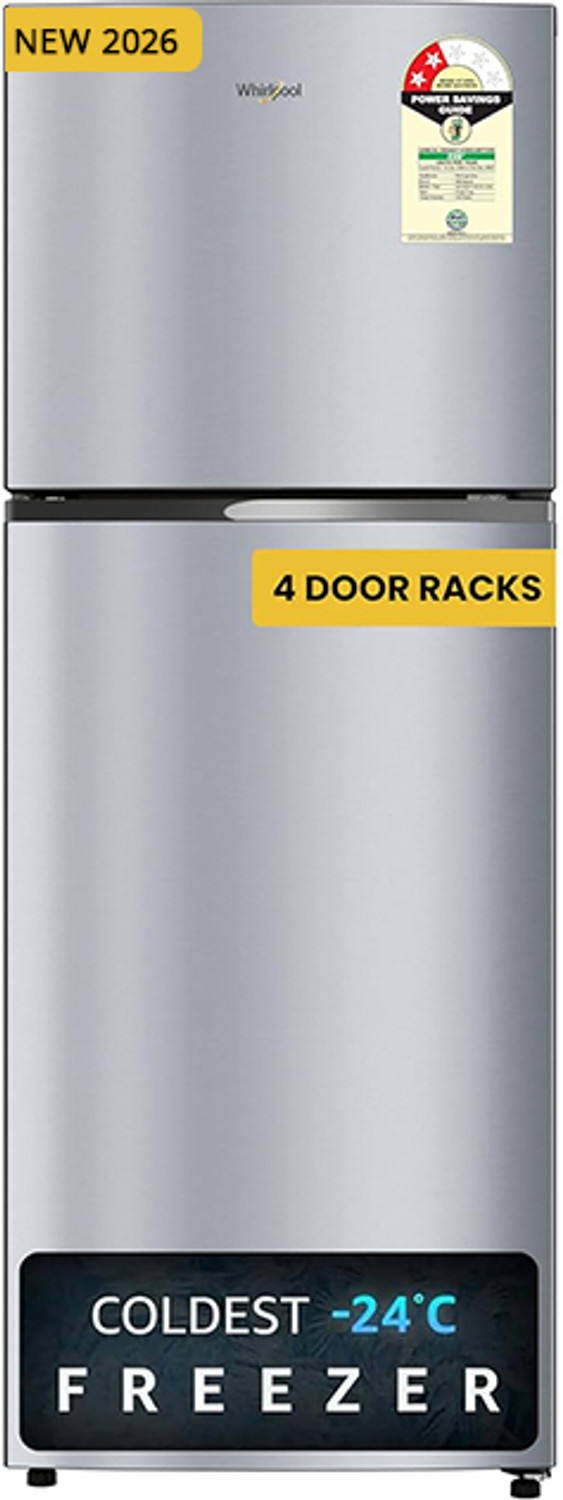 Image of Samsung 253 L Frost Free Double Door 3 Star Refrigerator (Tender Lily Silver, RT28K3953SZ)