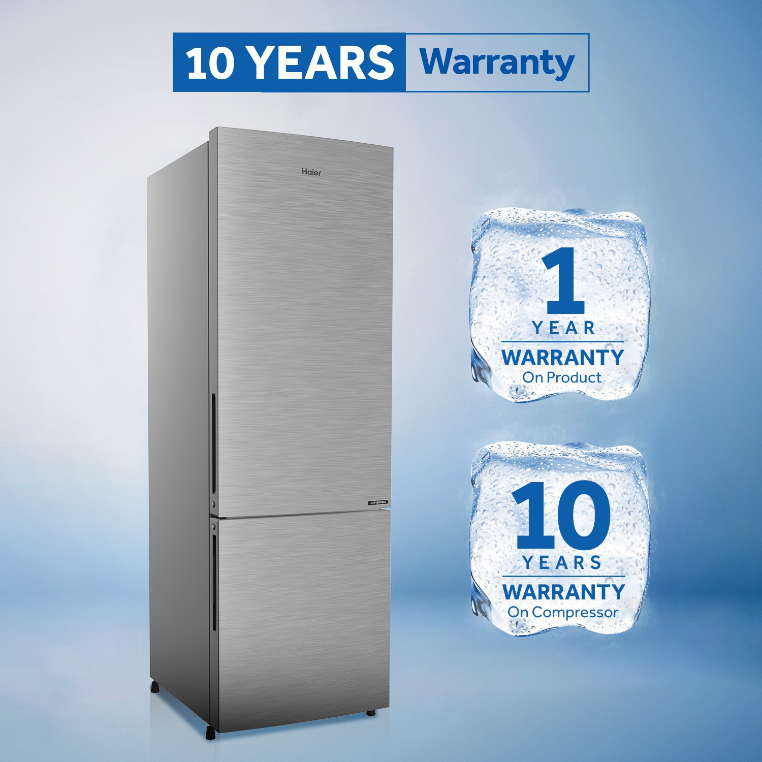 Image of Haier 276 L Frost Free Double Door 3 Star Convertible Refrigerator
