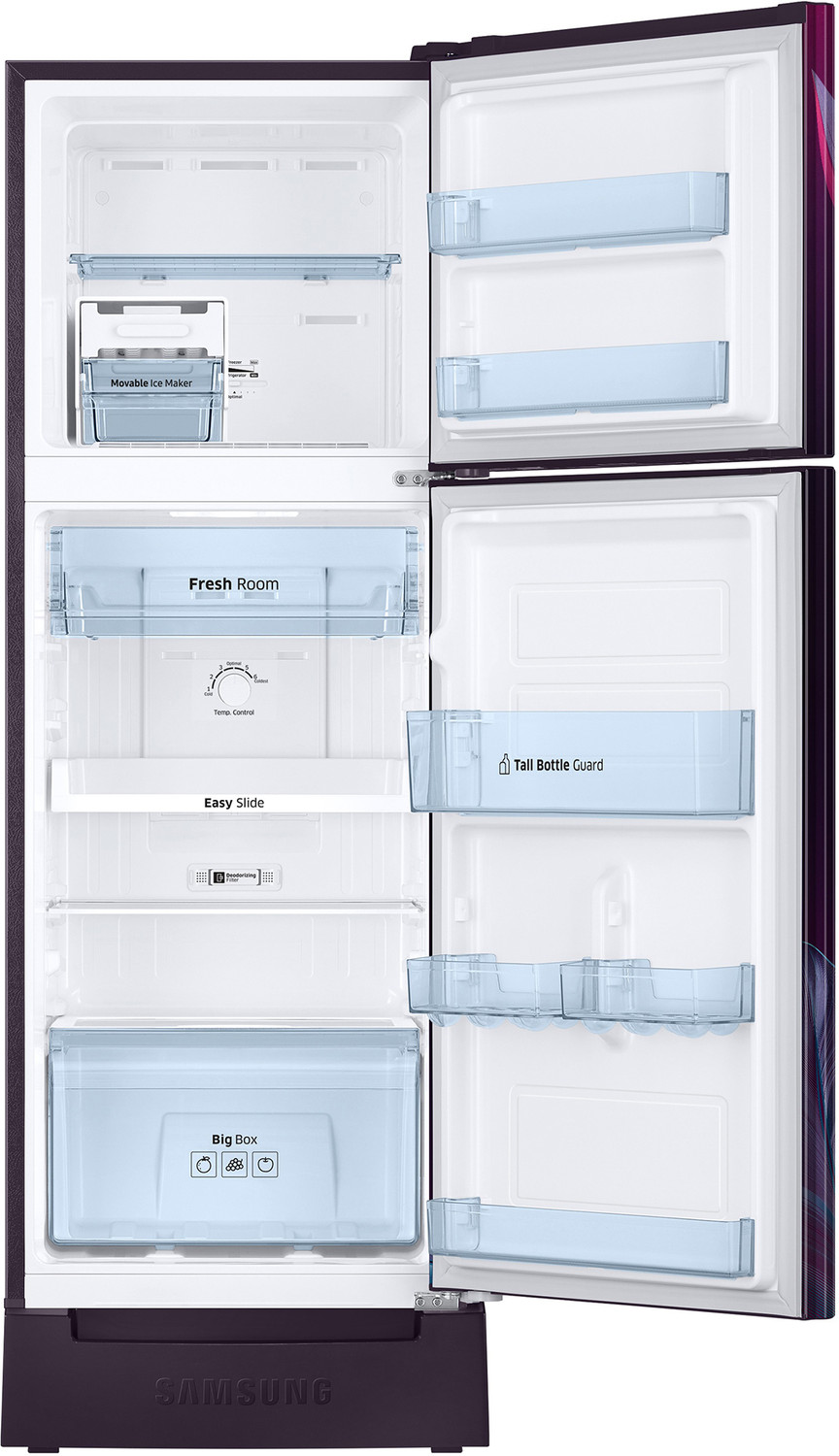 Image of Samsung 236 L Frost Free Double Door 2 Star Refrigerator with Base Drawer