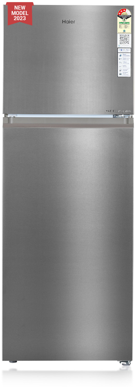 Image of Haier 328 L Frost Free Double Door 3 Star Convertible Refrigerator with Convertible 14-in-1,1 hour Icing