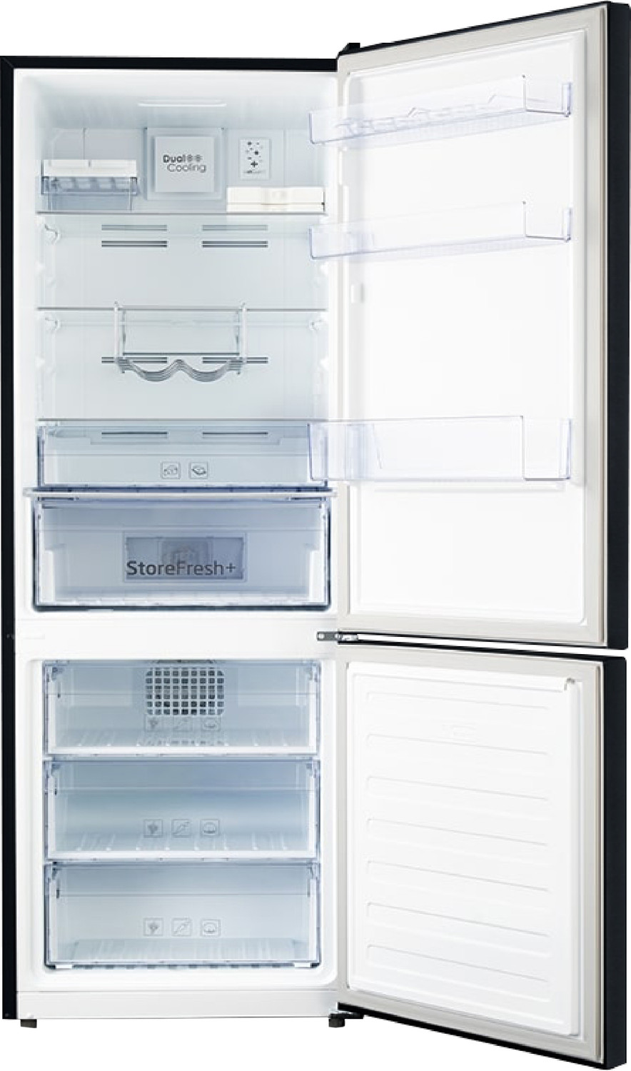 Image of Voltas Beko by A Tata Product 340 L Frost Free Double Door Bottom Mount 2 Star Refrigerator