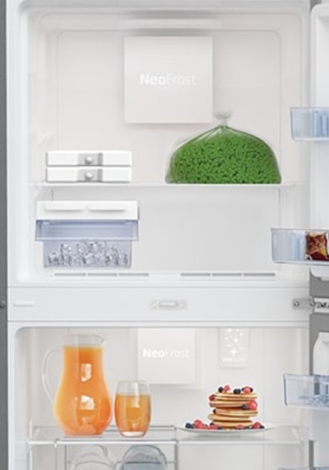Image of Voltas Beko by A Tata Product 340 L Frost Free Double Door Top Mount 2 Star Refrigerator