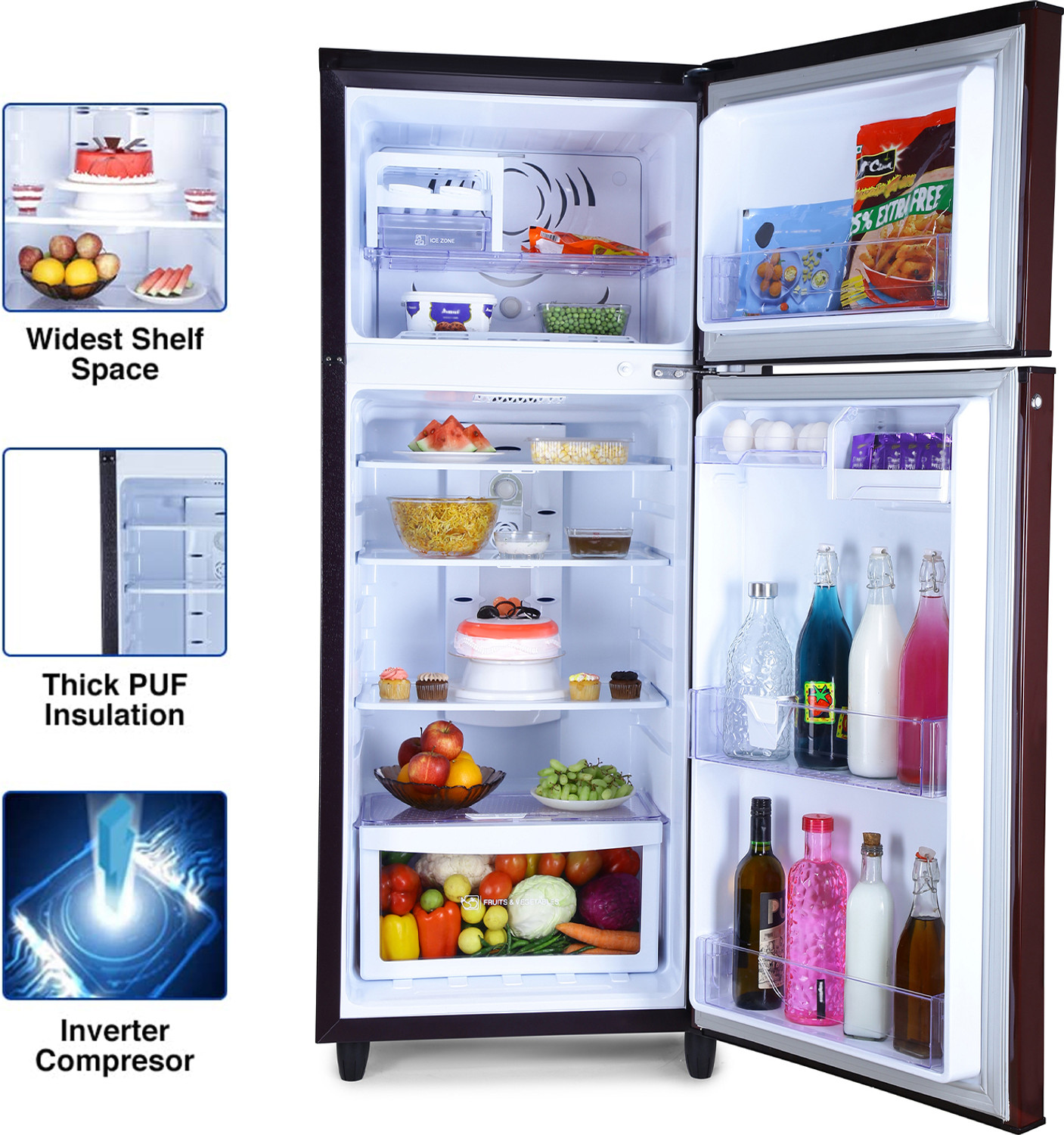 Image of Godrej 260 L Frost Free Double Door 2 Star Refrigerator