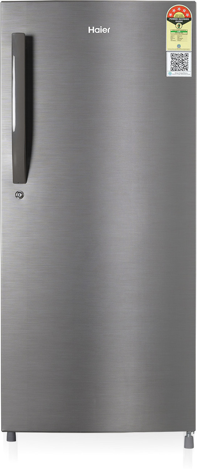 Image of Haier 190 L Direct Cool Double Door 5 Star Refrigerator with Toughned Glass ShelfLarge Vegetable Box