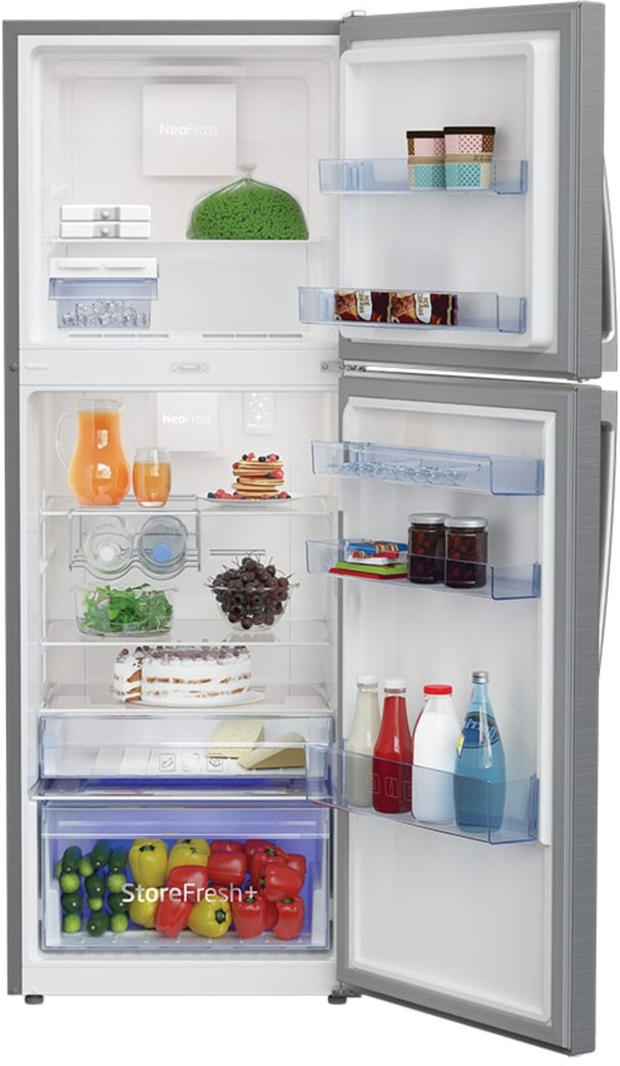 Image of Voltas Beko by A Tata Product 340 L Frost Free Double Door Top Mount 2 Star Refrigerator