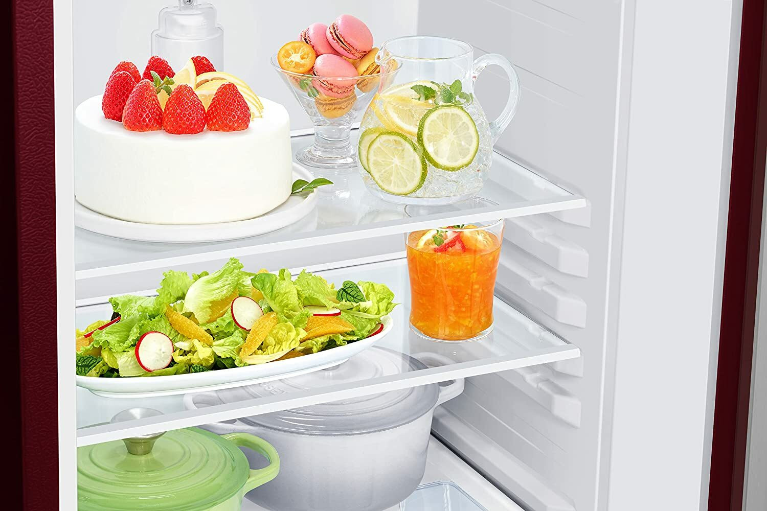 Image of Samsung 189 L Direct Cool Single Door 5 Star Refrigerator with Base Drawer with Digi-Touch Cool Digital Inverter with Display