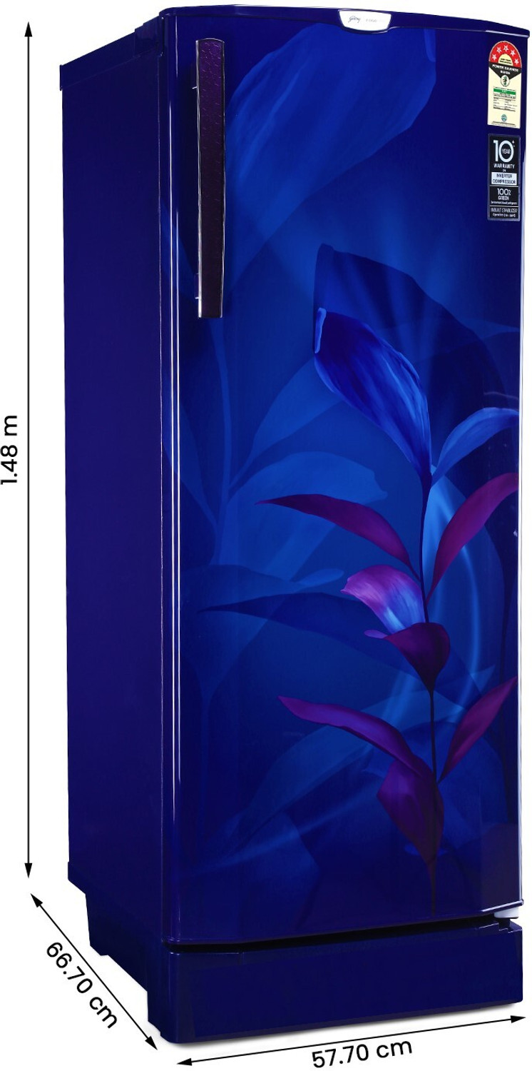 Image of Godrej 234 L Direct Cool Single Door 5 Star Refrigerator with Energy Efficient Inverter Compressor And Jumbo Vegetable Tra