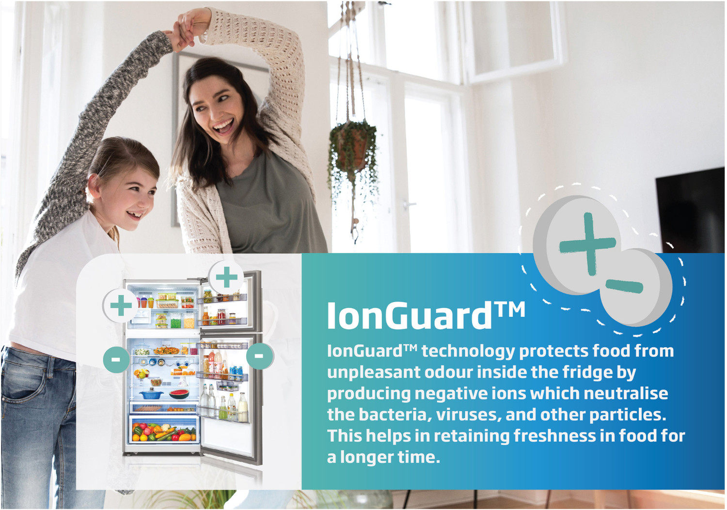 Image of Voltas Beko by A Tata Product 340 L Frost Free Double Door Top Mount 2 Star Refrigerator