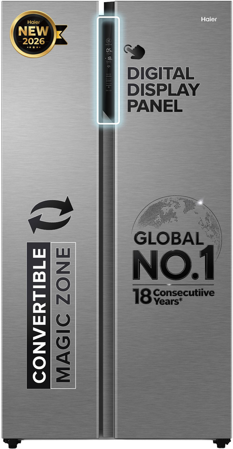 Haier 630L Frost Free Convertible Side-by-Side Refrigerator