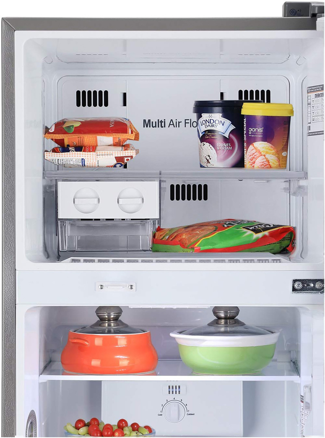 Image of LG 242 L Frost Free Double Door 3 Star Refrigerator with DoorCooling+ & Smart Inverter Compressor