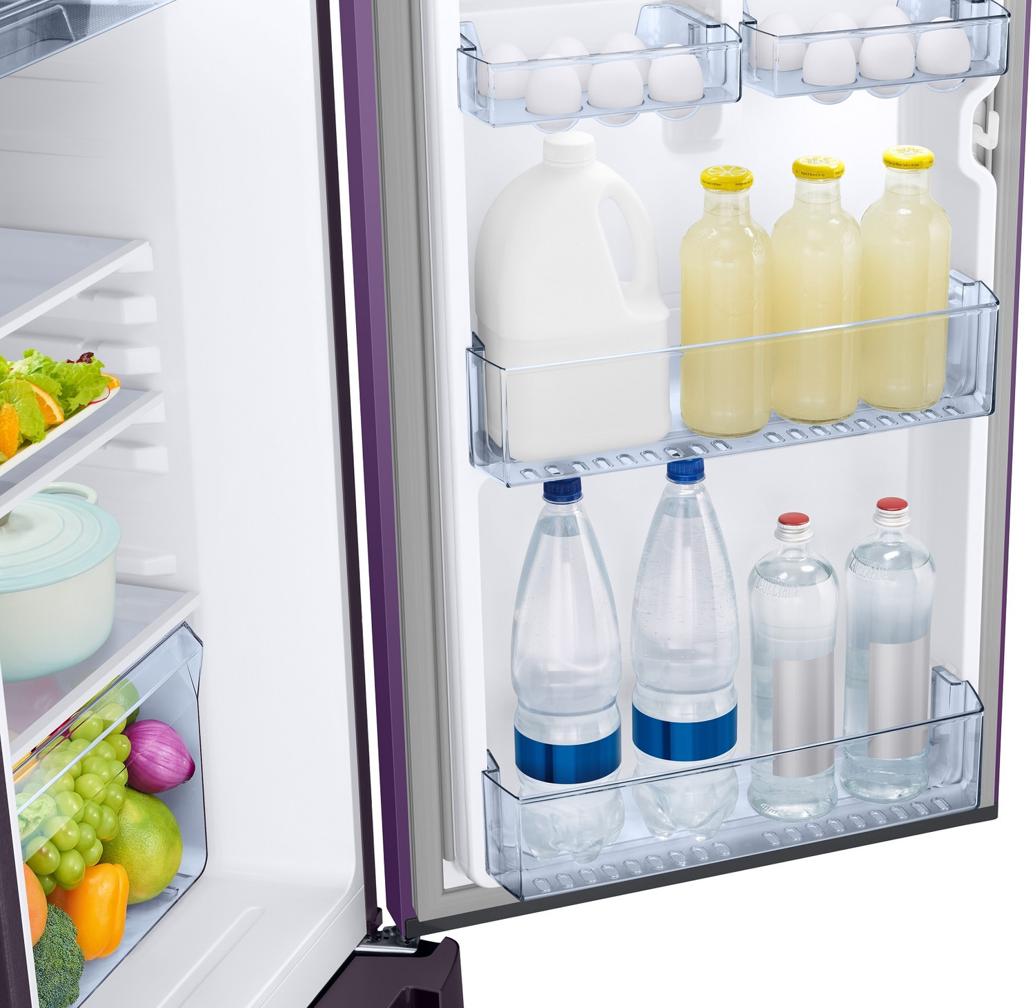 Image of Samsung 189 L Direct Cool Single Door 5 Star Refrigerator with Base Drawer with Digital Inverter