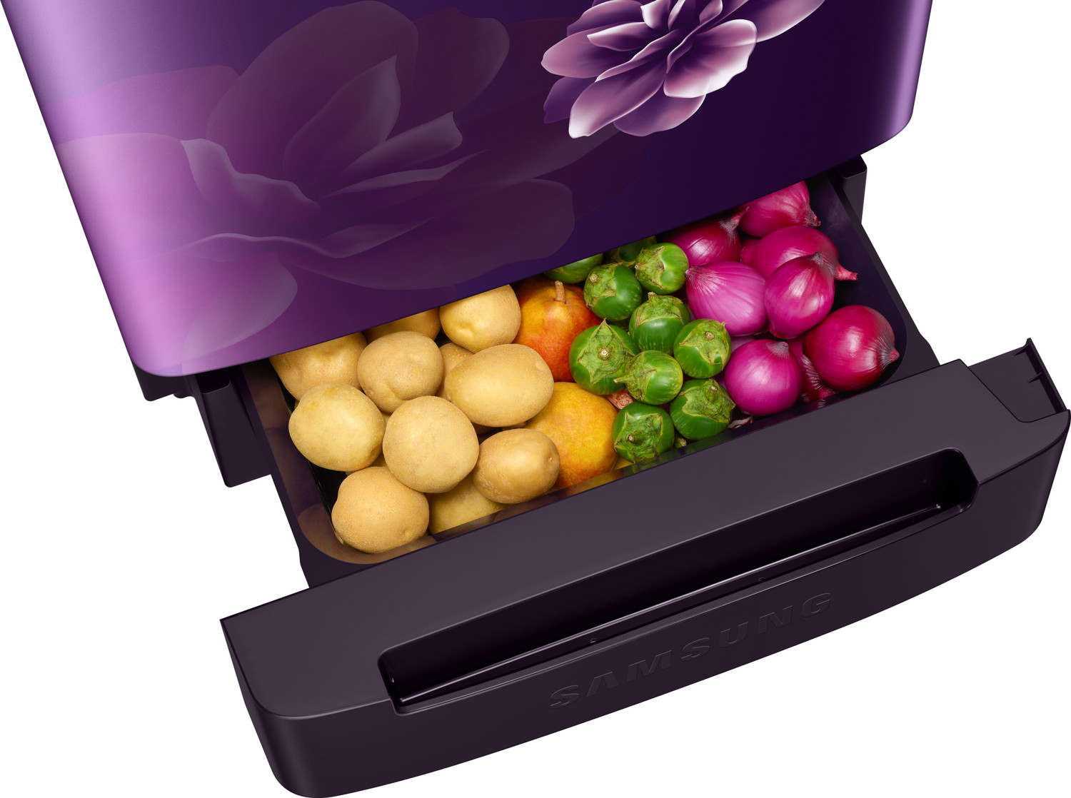 Image of Samsung 189 L Direct Cool Single Door 5 Star Refrigerator with Base Drawer with Digital Inverter