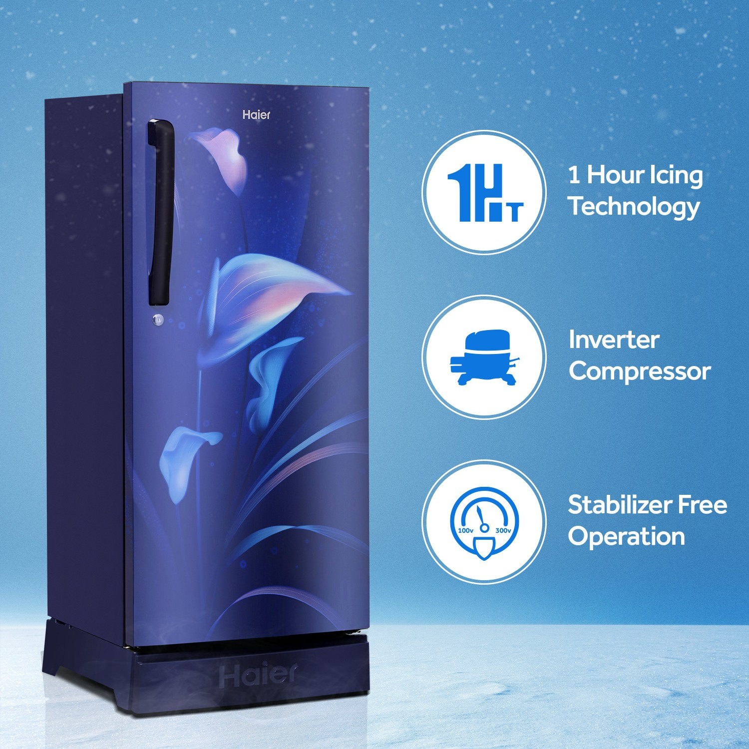 Image of Haier 195 L Direct Cool Single Door 5 Star Refrigerator with Base Drawer