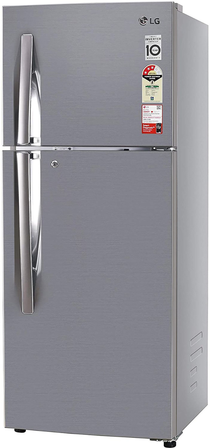 Image of LG 242 L Frost Free Double Door 3 Star Refrigerator with DoorCooling+ & Smart Inverter Compressor