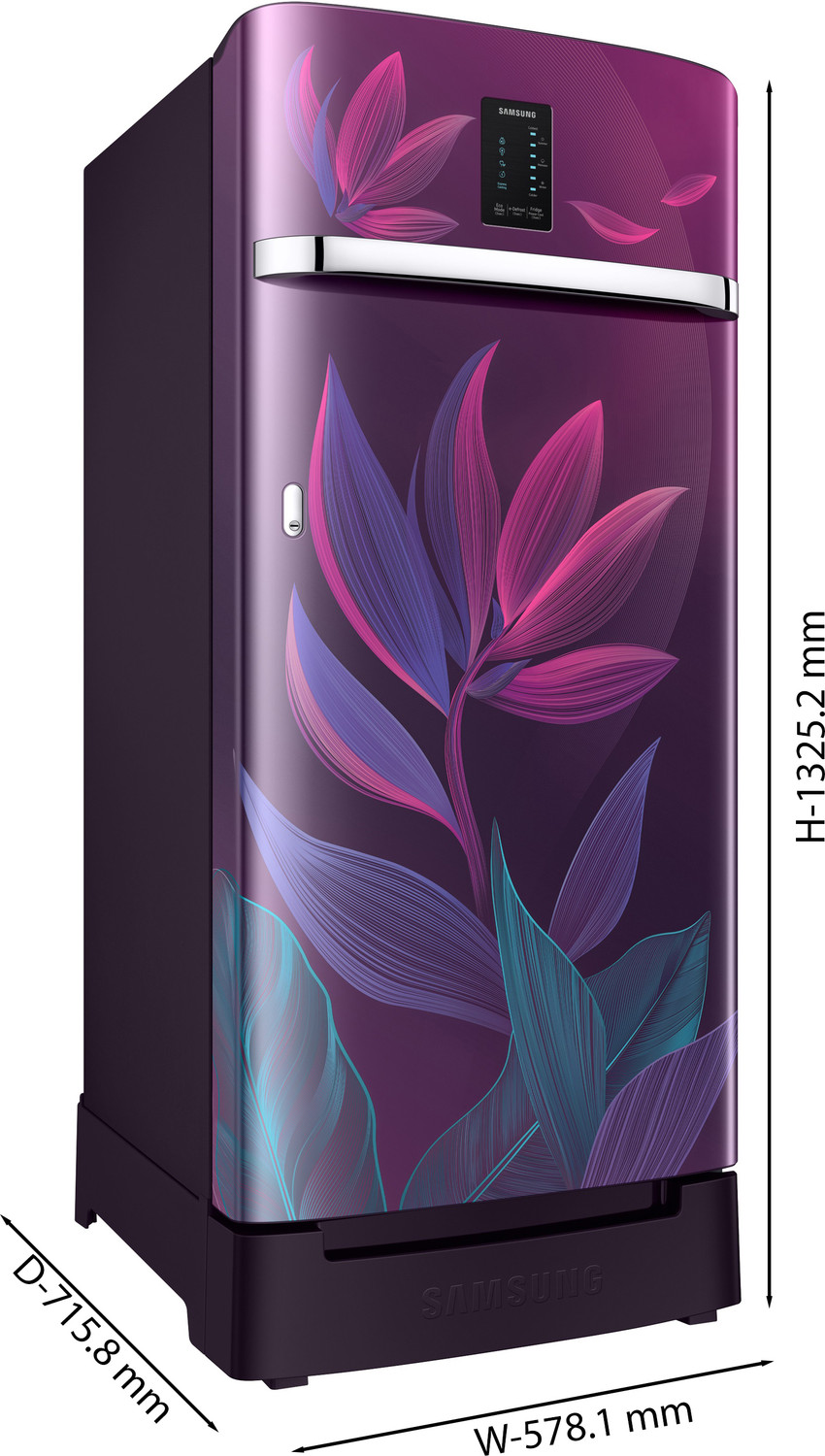 Image of Samsung 189 L Direct Cool Single Door 5 Star Refrigerator
