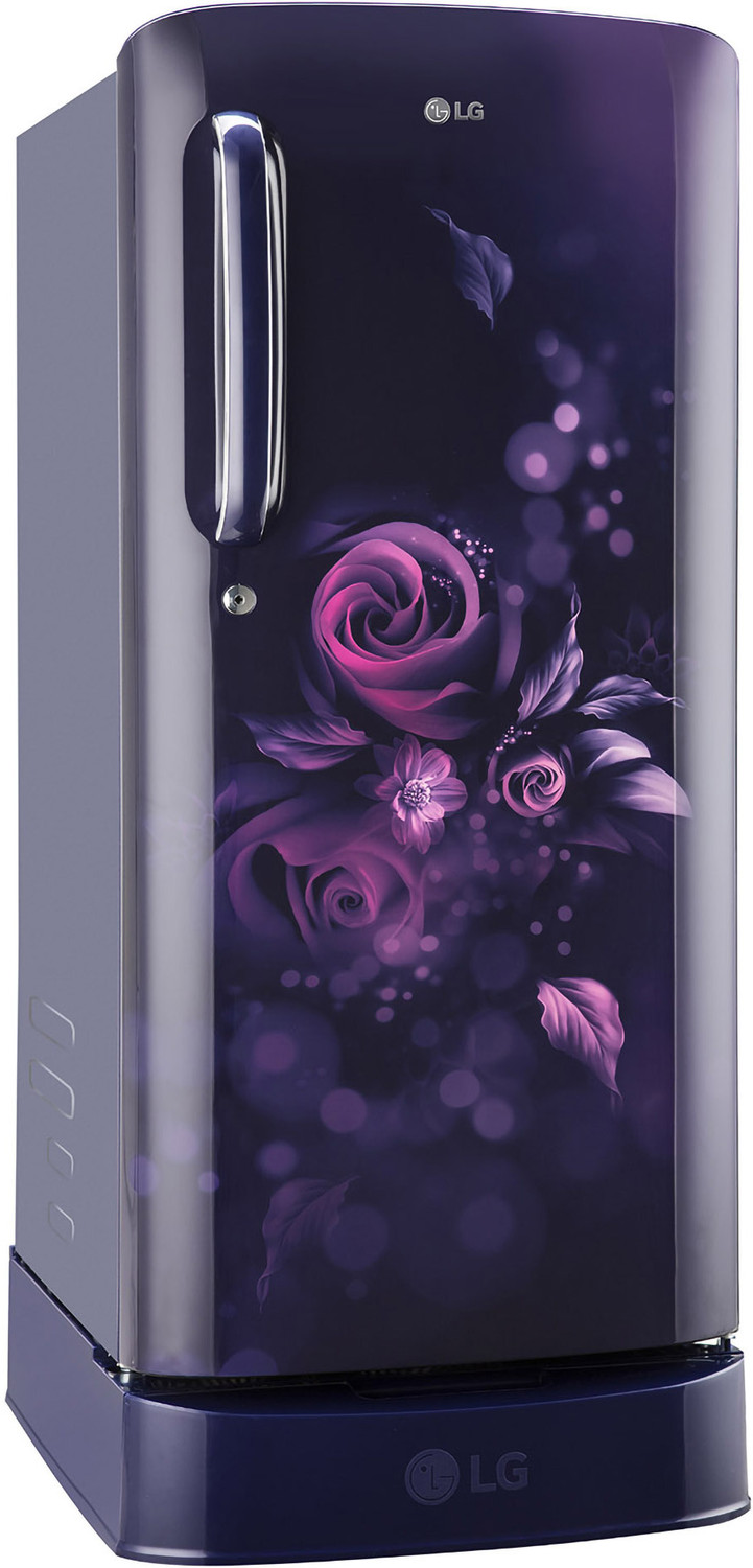 Image of LG 185 L Direct Cool Single Door 5 Star Refrigerator with Base Drawer with Smart Inverter Compressor, Smart Connect, Fast Ice Making