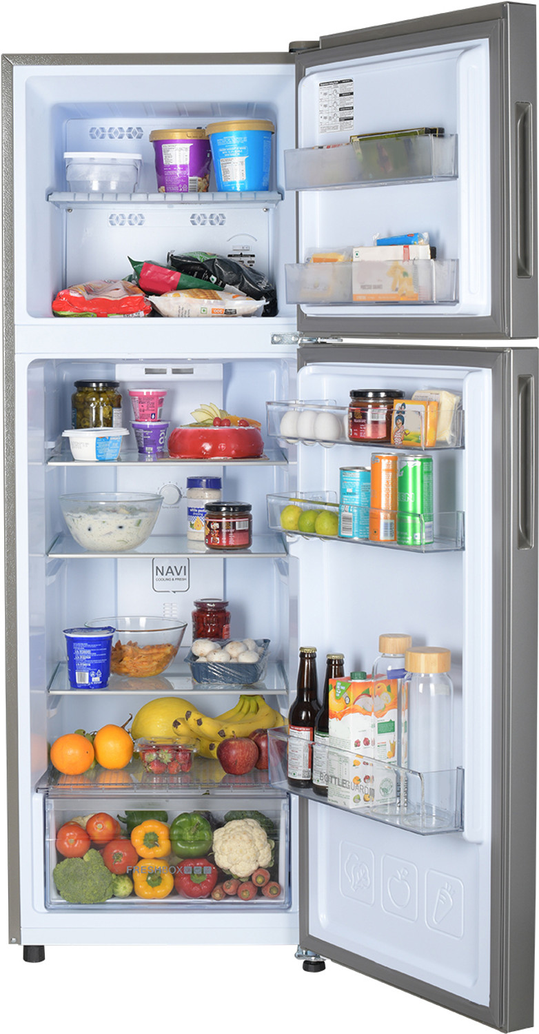 Image of CANDY 240 L Frost Free Double Door 2 Star Refrigerator with Auto frost , large Fruit and Vegetable Space