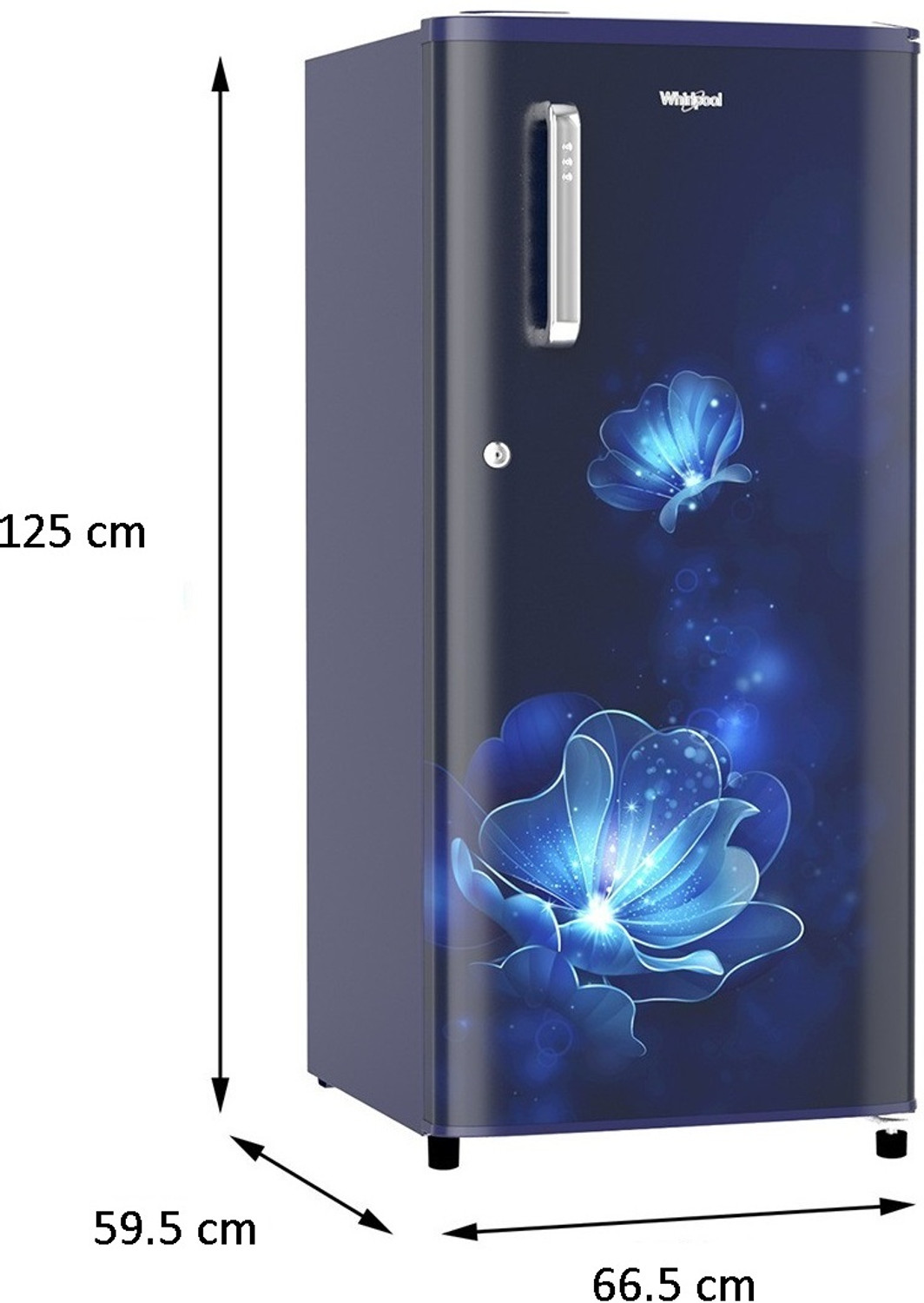 Image of Whirlpool 184 L Direct Cool Single Door 4 Star Refrigerator with Intellisense Inverter Compressor