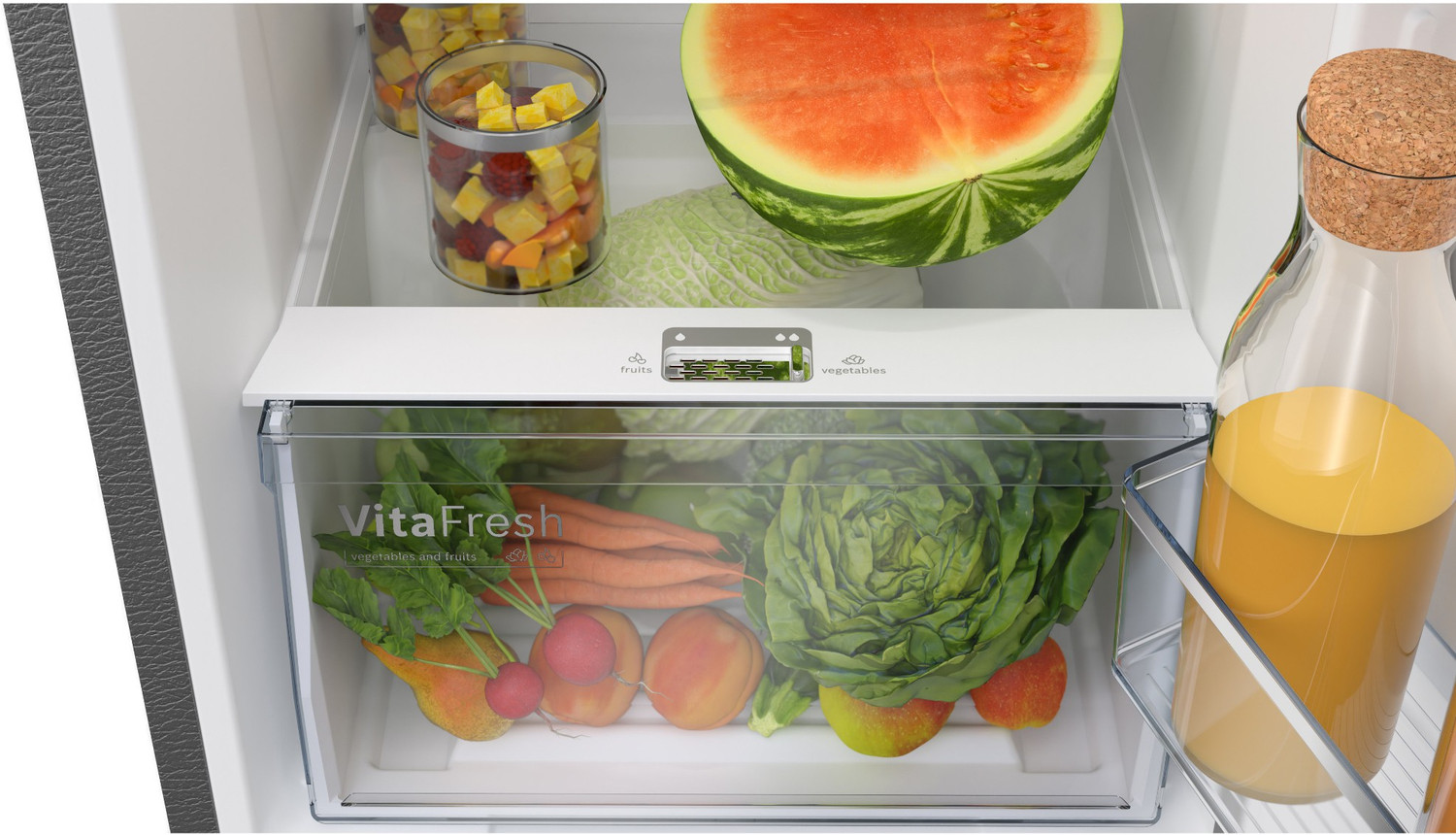 Image of BOSCH 290 L Frost Free Double Door 4 Star Convertible Refrigerator