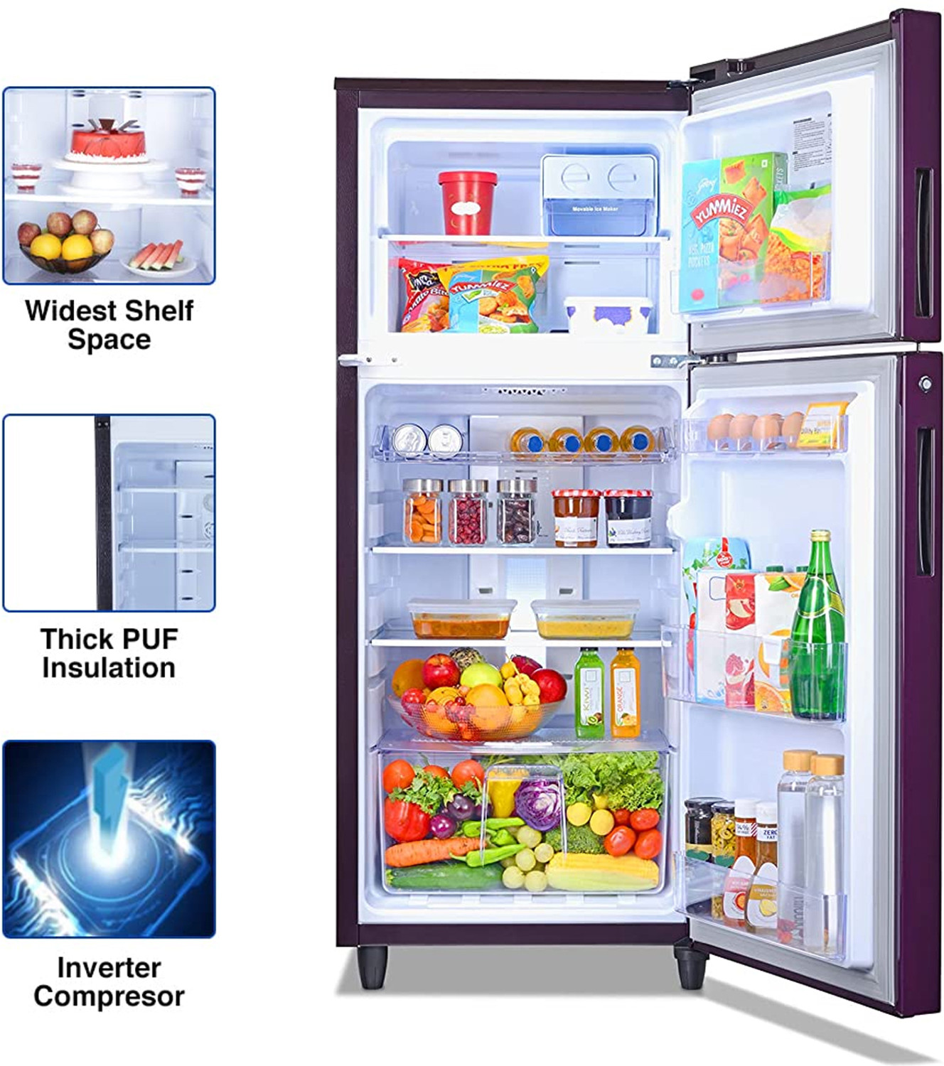 Image of Godrej 234 L Frost Free Double Door 2 Star Refrigerator