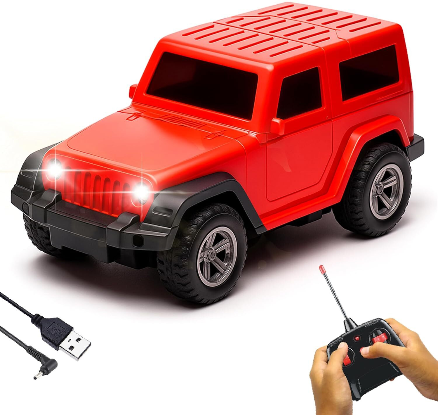 Image of vihaan Racing RC Car 45 KM /H High Speed 1:16 4WD Supersonic Off-Road Monster Truck (Black)