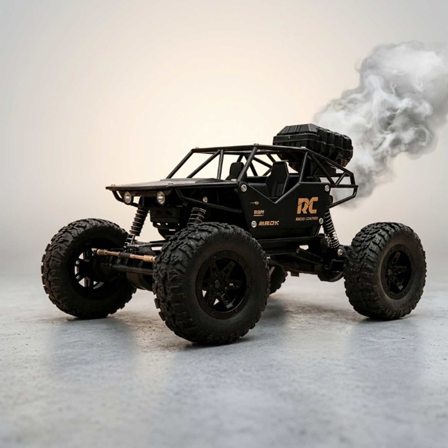 Image of 1542Store Remote Control Mist Spray Rock Crawler Off-Road Stunt Car Toy for Kids (Multicolor, Pack of: 1)