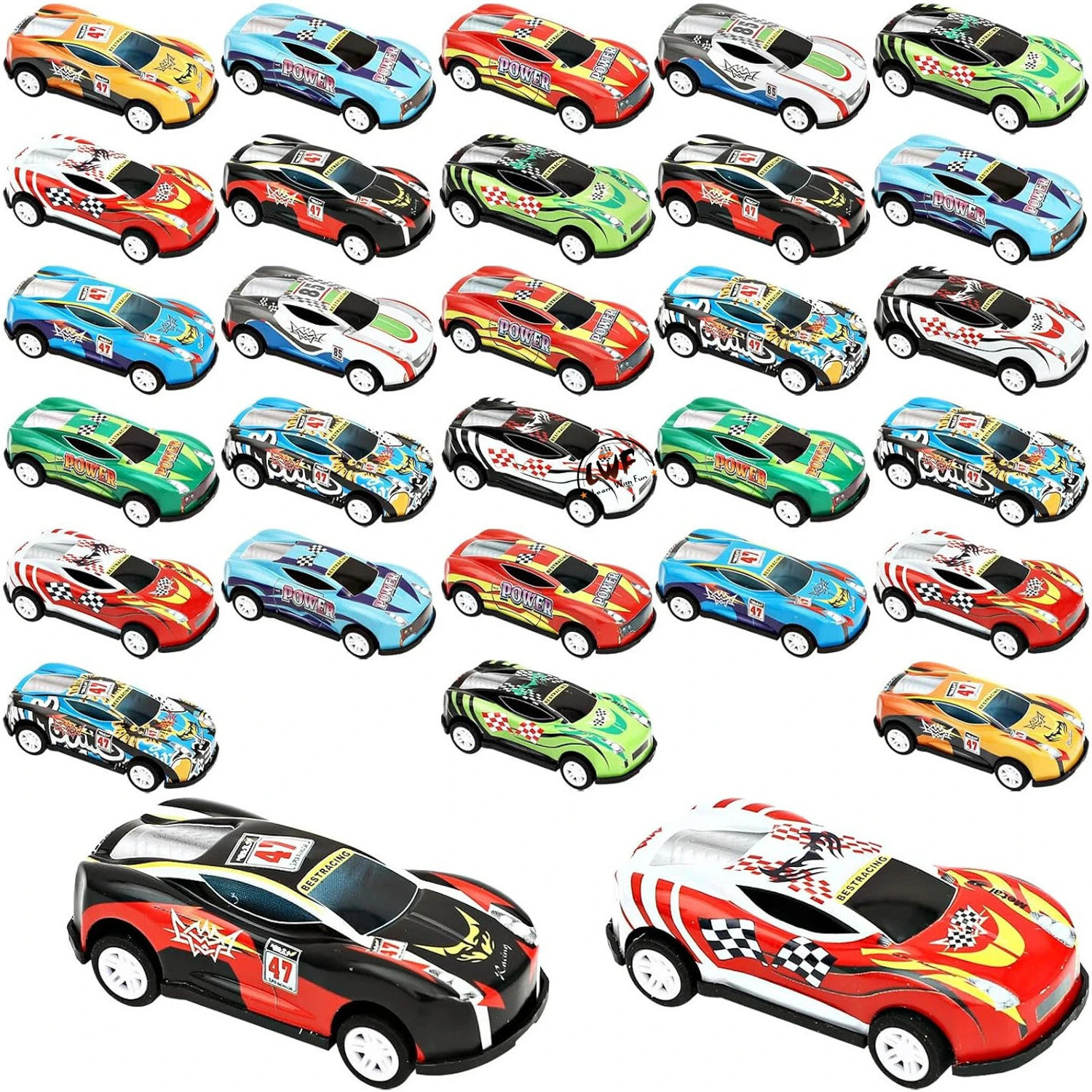 Image of RAMSHREE Premium 1:32 Green Metal Die-Cast Racing Car Toy with Openable Doors (Green)